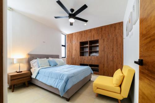 Postel nebo postele na pokoji v ubytování Casa Nirvana - Puerto Arrecife