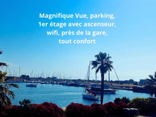 Appart A l'abordage Sète, Gare, parking