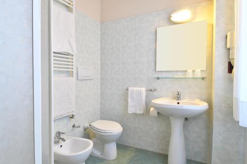 Koupelna v ubytování Hotel Innocenti