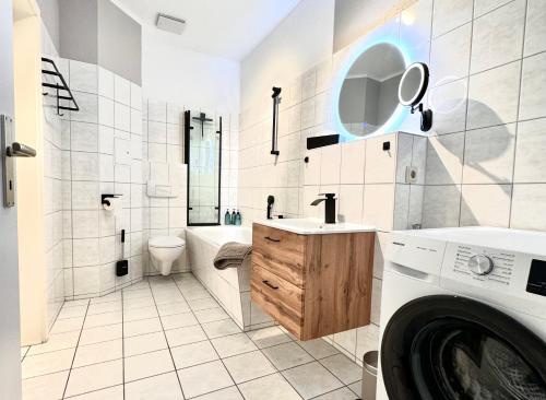 Ένα μπάνιο στο Altstadt Suite