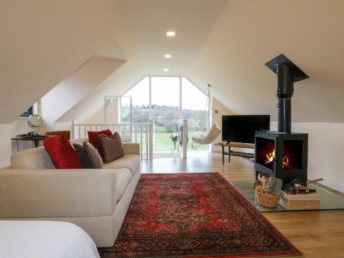 Zona de estar de The Loft at Amber View