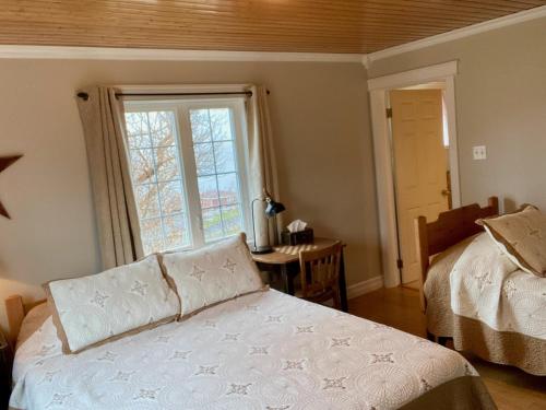 Ένα ή περισσότερα κρεβάτια σε δωμάτιο στο Crows Nest Inn