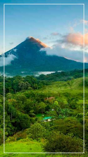 Landskap semula jadi dekat dengan vila ini