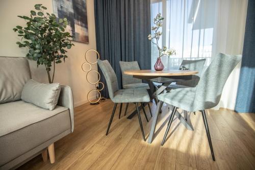 Χώρος καθιστικού στο Navigare Apartments