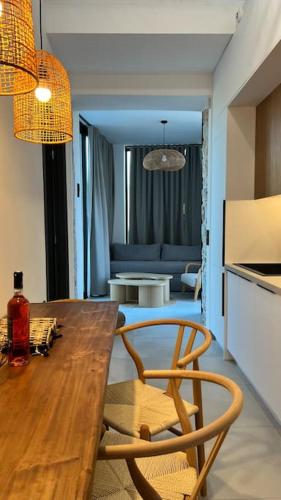 Χώρος καθιστικού στο Norte Luxury Villas