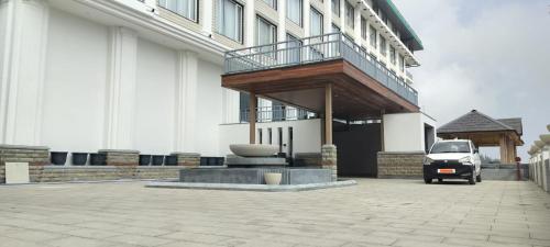 Das Gebäude in dem sich das Hotel befindet