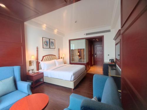 Postel nebo postele na pokoji v ubytování Hotel Greenberry Narkanda