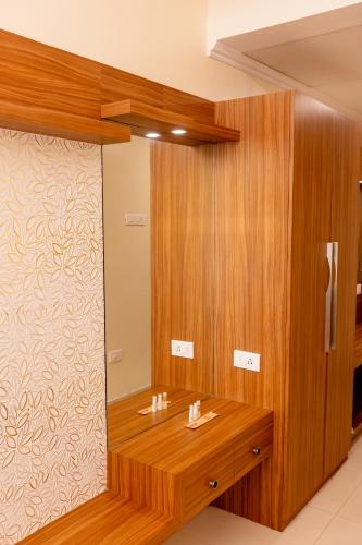 Koupelna v ubytování Hotel DSF Grand Plaza