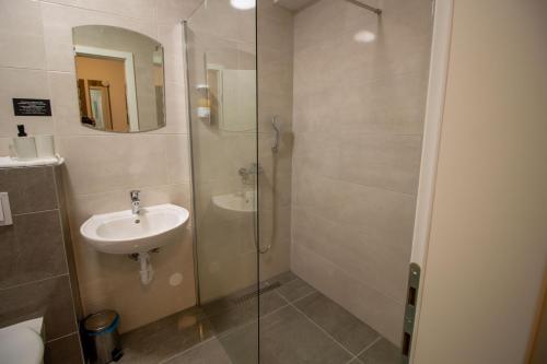 Koupelna v ubytování Gajeva Rooms - Copenhagen apartment SELF CHECK-IN