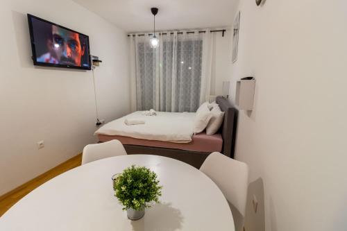 Postel nebo postele na pokoji v ubytování Gajeva Rooms - Copenhagen apartment SELF CHECK-IN