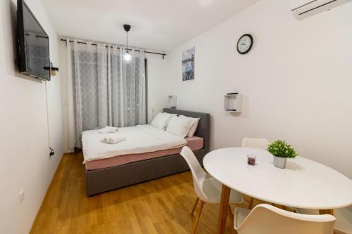 Postel nebo postele na pokoji v ubytování Gajeva Rooms - Copenhagen apartment SELF CHECK-IN