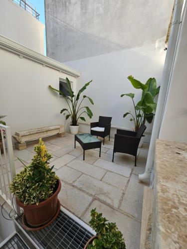 Ruang duduk di B&B La Campana Salentina