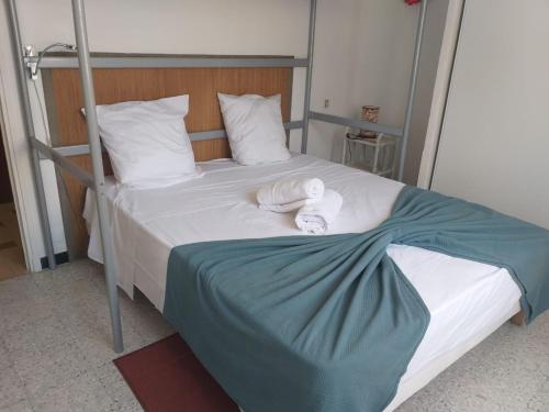 Postel nebo postele na pokoji v ubytování Haut de villa-Proche plage-Calme