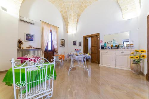 Ruang duduk di B&B La Campana Salentina