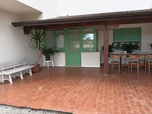Patio nebo venkovní prostory v ubytování Locanda vacanze da Emma