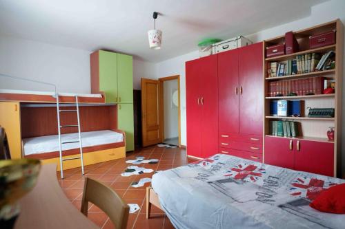 Postel nebo postele na pokoji v ubytování Villa MARIO