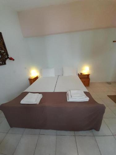 Cama o camas de una habitación en Iliada