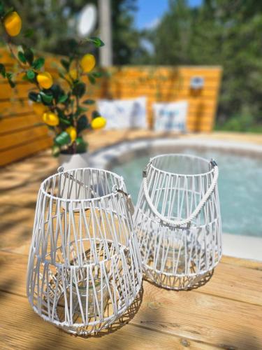 Piscina en o cerca de Forest House A Frame