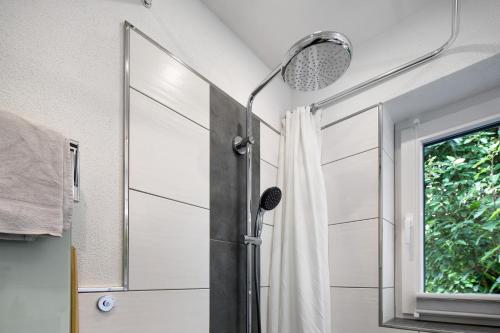 Koupelna v ubytování Ferienwohnung Glücksmomente