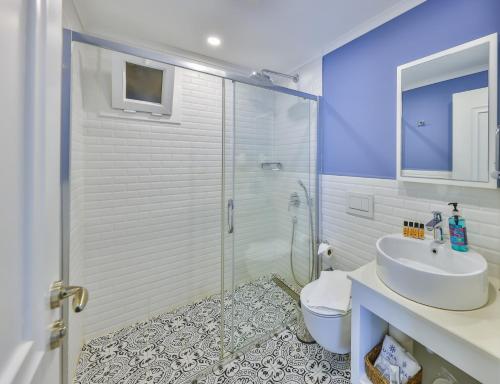 Koupelna v ubytování Luvi Kaş Otel - Adults Only (+16)