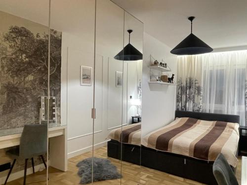 Posteľ alebo postele v izbe v ubytovaní Happy Apartaments