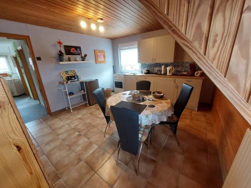 Kuchyň nebo kuchyňský kout v ubytování Tati's Ferienwohnung