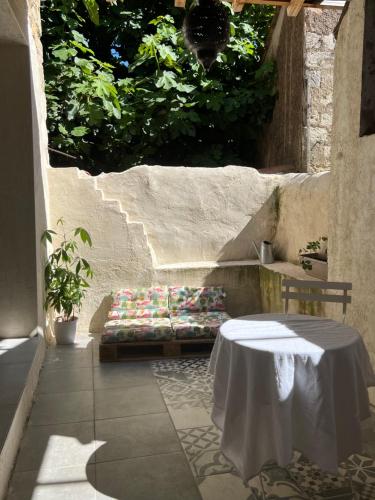 Posezení v ubytování Charmante maison de village