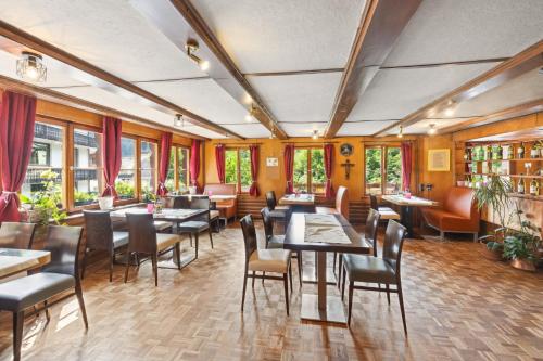 Antico Mulino Pension Todtmoosにあるレストランまたは飲食店