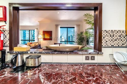 Posezení v ubytování Royal Beach Residence