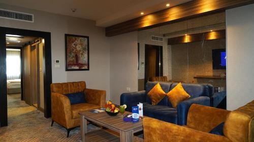 Posezení v ubytování MENA Tyche Hotel Amman