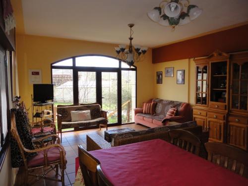 Posezení v ubytování Casa rural Villa Abeleste