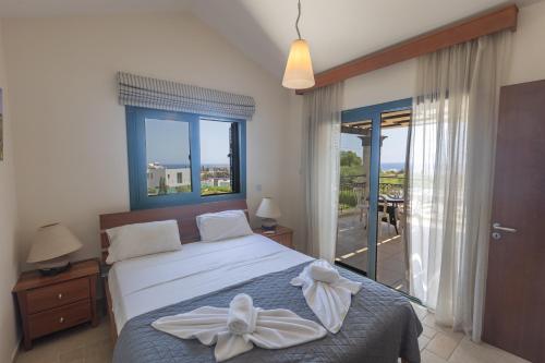 Llit o llits en una habitació de Spetses Villa 5