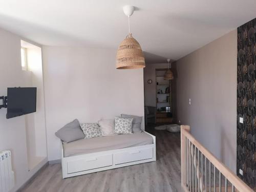 Et opholdsområde på Duplex neuf avec extérieur