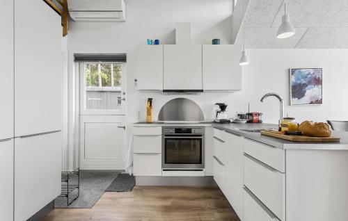 Η κουζίνα ή μικρή κουζίνα στο Lovely Home In Esbjerg V With Wifi