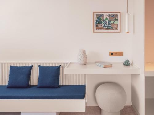 Χώρος καθιστικού στο Bleu Hôtel & Spa