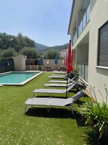 Πισίνα στο ή κοντά στο Casa l'Alivetu