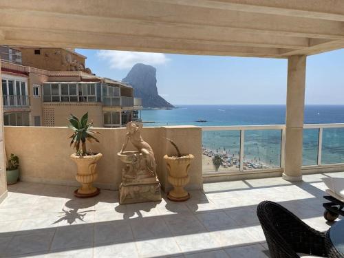 luxury seafront penthouse Calpe