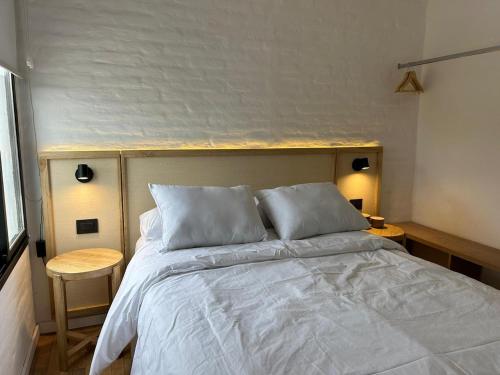 Postel nebo postele na pokoji v ubytování Duplex en el Cerro de Las Rosas by Lugar