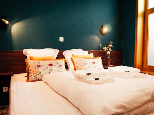 Gran Hotel De Passageにあるベッド