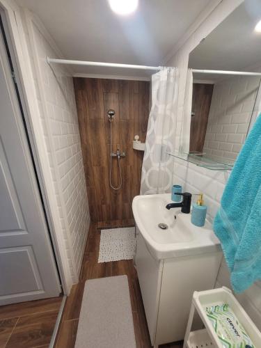 Un baño de ApróLak Apartman Zalakaros