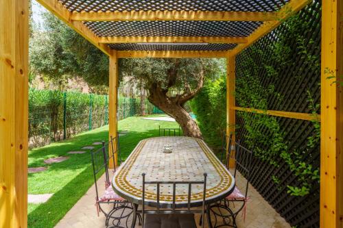 Taman di luar Villa Riad Sultana - Piscine privée Chauffée