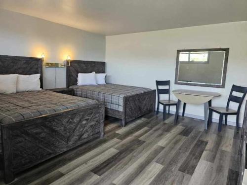 Postel nebo postele na pokoji v ubytování Motel 81