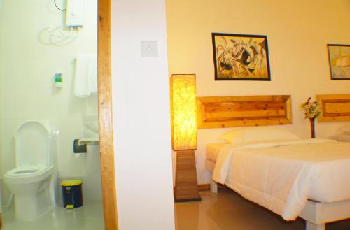 Koupelna v ubytování Kaafu Inn Guraidhoo