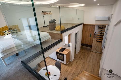 Katil atau katil-katil dalam bilik di Residence Požega