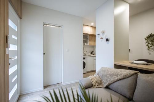 Kuchyň nebo kuchyňský kout v ubytování Cozy Studio Apartment in Osijek - self check in