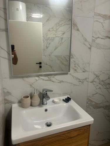 Koupelna v ubytování Apartman TINI 2