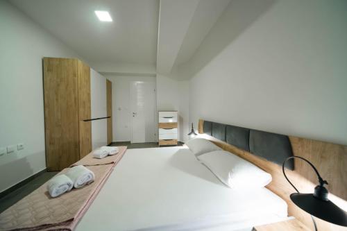 Postelja oz. postelje v sobi nastanitve Eyebee apartments