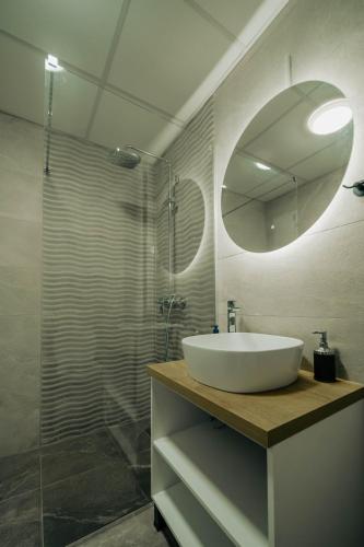 Kopalnica v nastanitvi Eyebee apartments