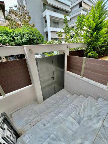 Balkón alebo terasa v ubytovaní New apartment at Athenian Riviera