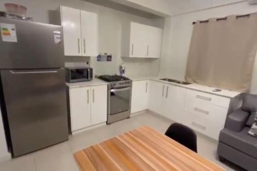 Kuchyň nebo kuchyňský kout v ubytování Fredrica House